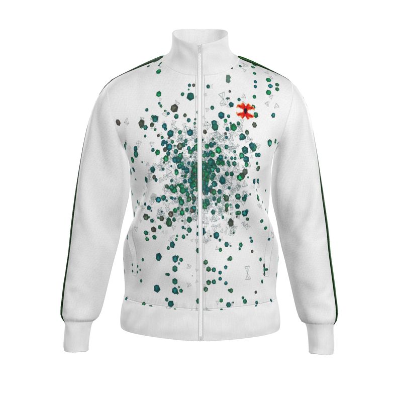 Ice Particles - Tracksuit Jacket Tops - Geometric Design Minimaxa Contrado