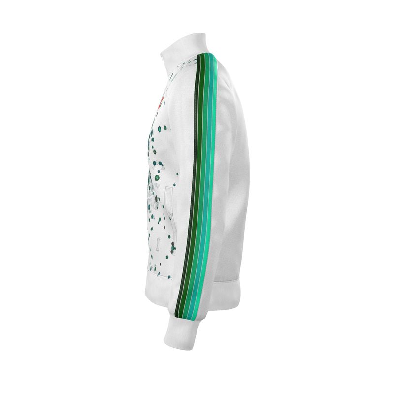 Ice Particles - Tracksuit Jacket Tops - Geometric Design Minimaxa Contrado