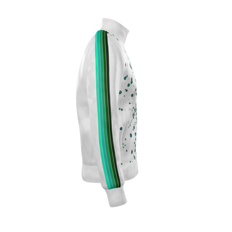 Ice Particles - Tracksuit Jacket Tops - Geometric Design Minimaxa Contrado