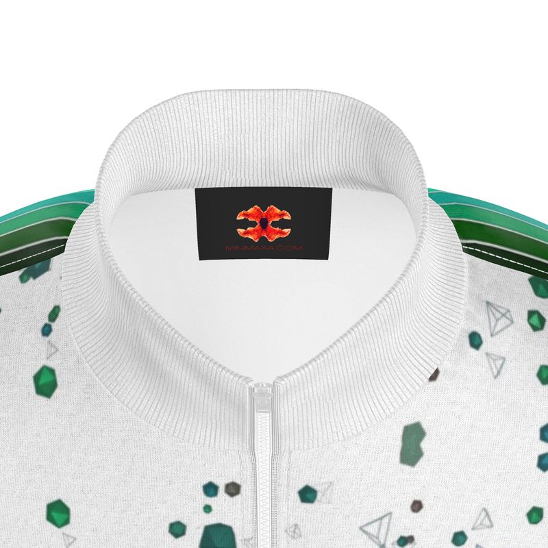 Ice Particles - Tracksuit Jacket Tops - Geometric Design Minimaxa Contrado