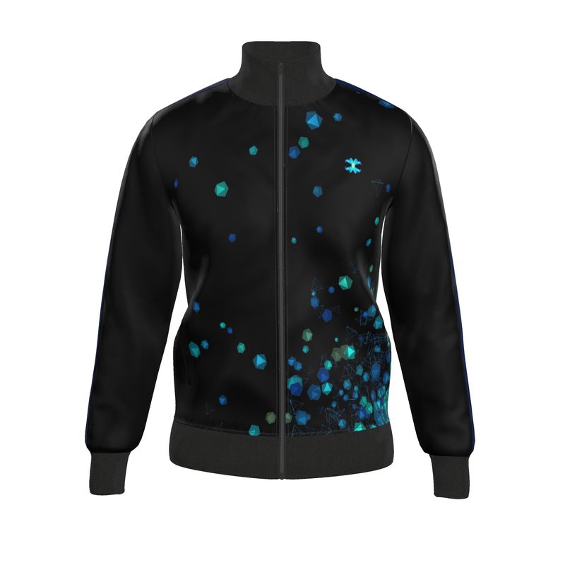 Ice Particles - Tracksuit Jacket Tops - Geometric Design Minimaxa Contrado