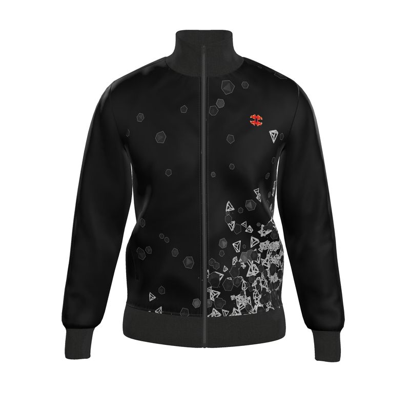 Ice Particles - Tracksuit Jacket Tops - Geometric Design Minimaxa Contrado