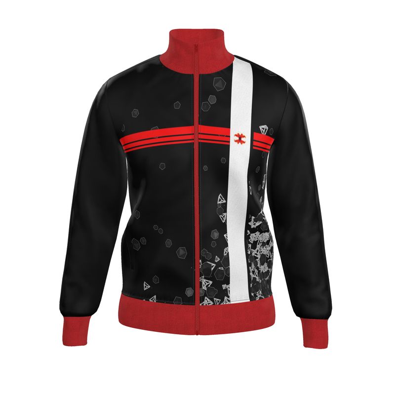 Vapor Lines - Tracksuit Jacket - Geometric Design by Minimaxa Minimaxa