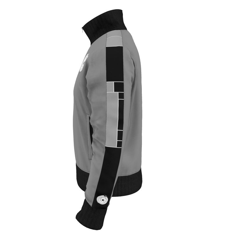 Barbury Castle - Tracksuit Jacket - Geometric Design  by Minimaxa Minimaxa
