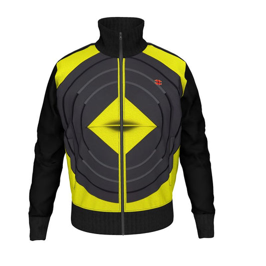 Bauhaus Yellow - Tracksuit Jacket - Geometric Design by Minimaxa Minimaxa